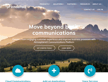 Tablet Screenshot of intelepeer.com